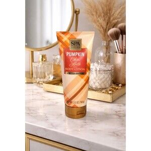 SPA Luxury Pumpkin Chai Latte Body Lotion 5.5 oz Limited Edition Fall Scent